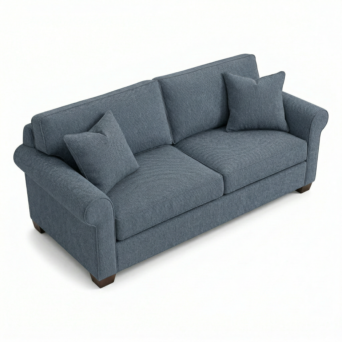 Irlanda Classic Sofa – 92" Rolled-Arm Made-in-USA Sofa - Leslie Peacock - Fabric (8)