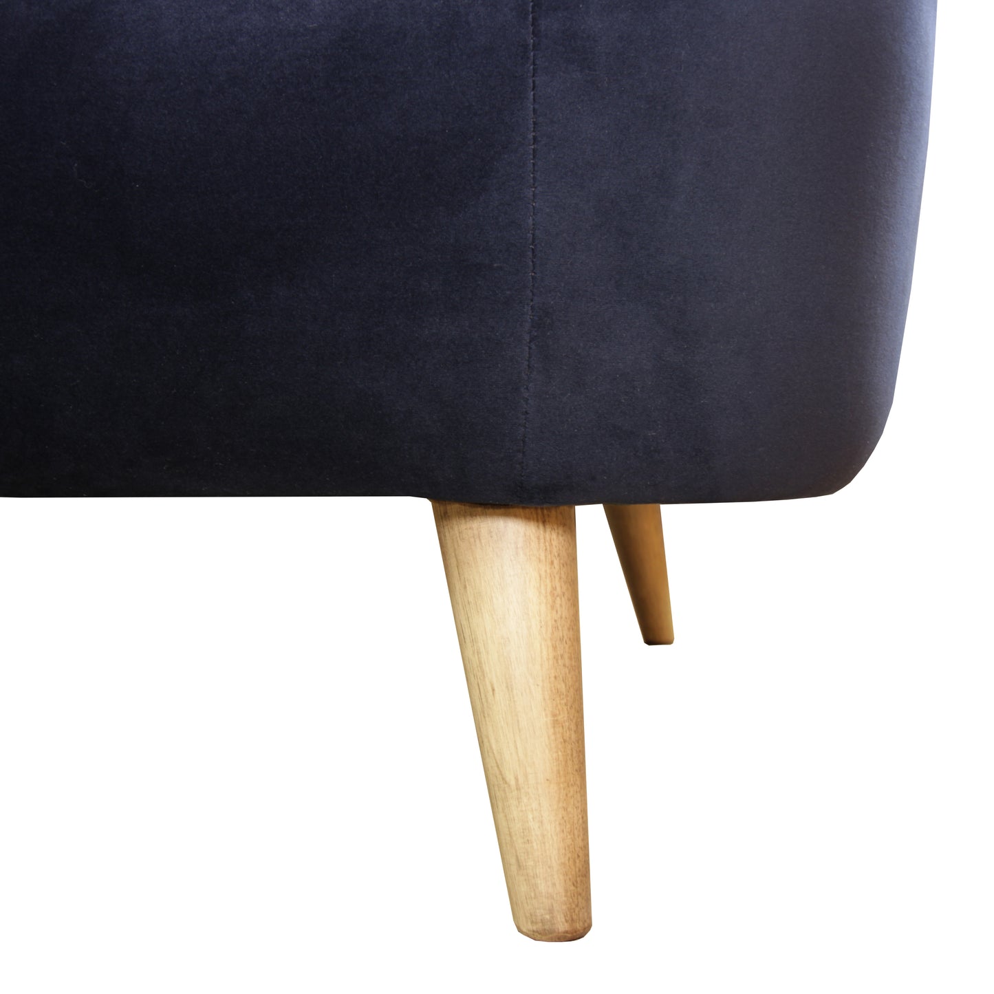 Baylee Navy Blue Upholstered Sofa – 80" Sofa – view 7