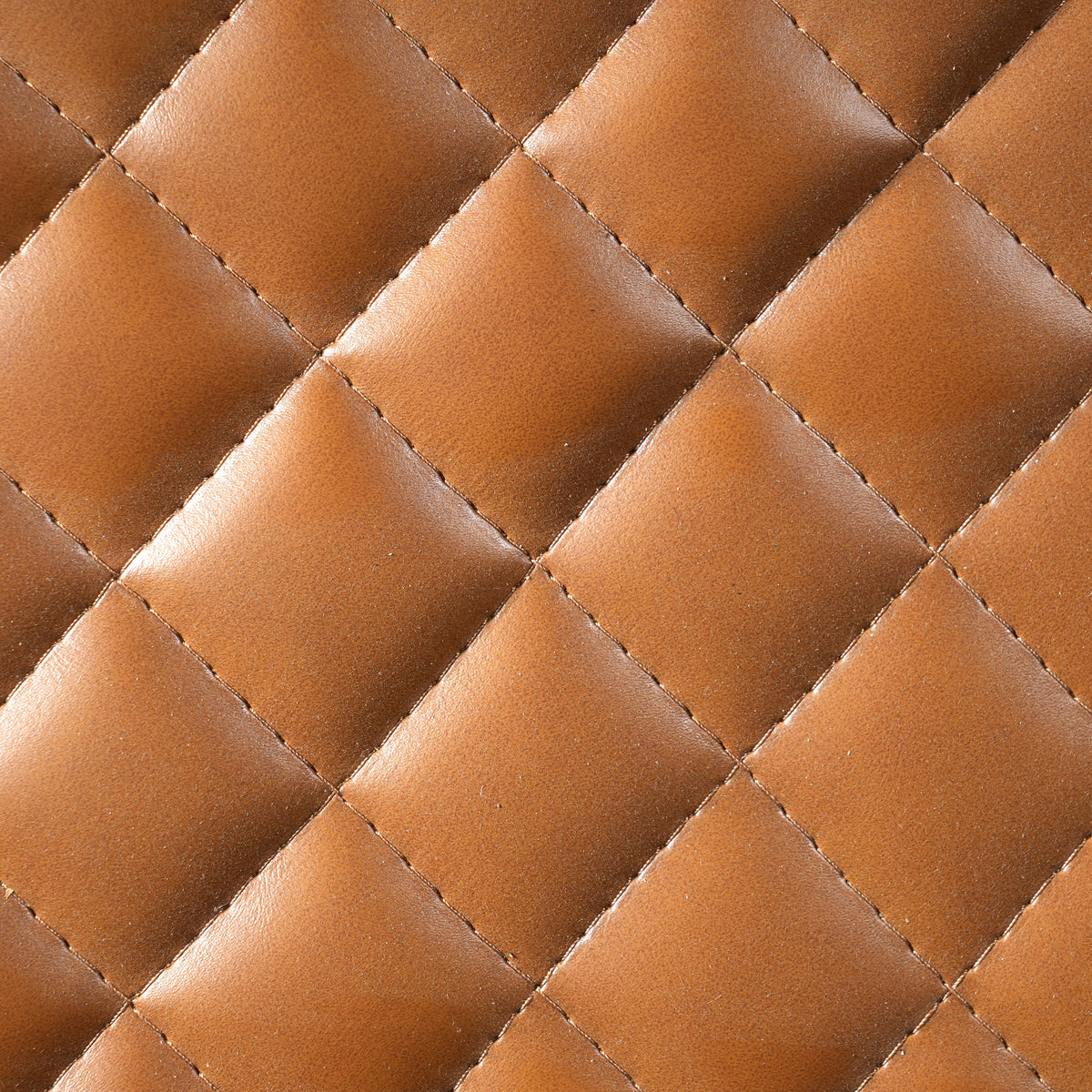 Belden Diamond-Quilted Faux Leather Bench