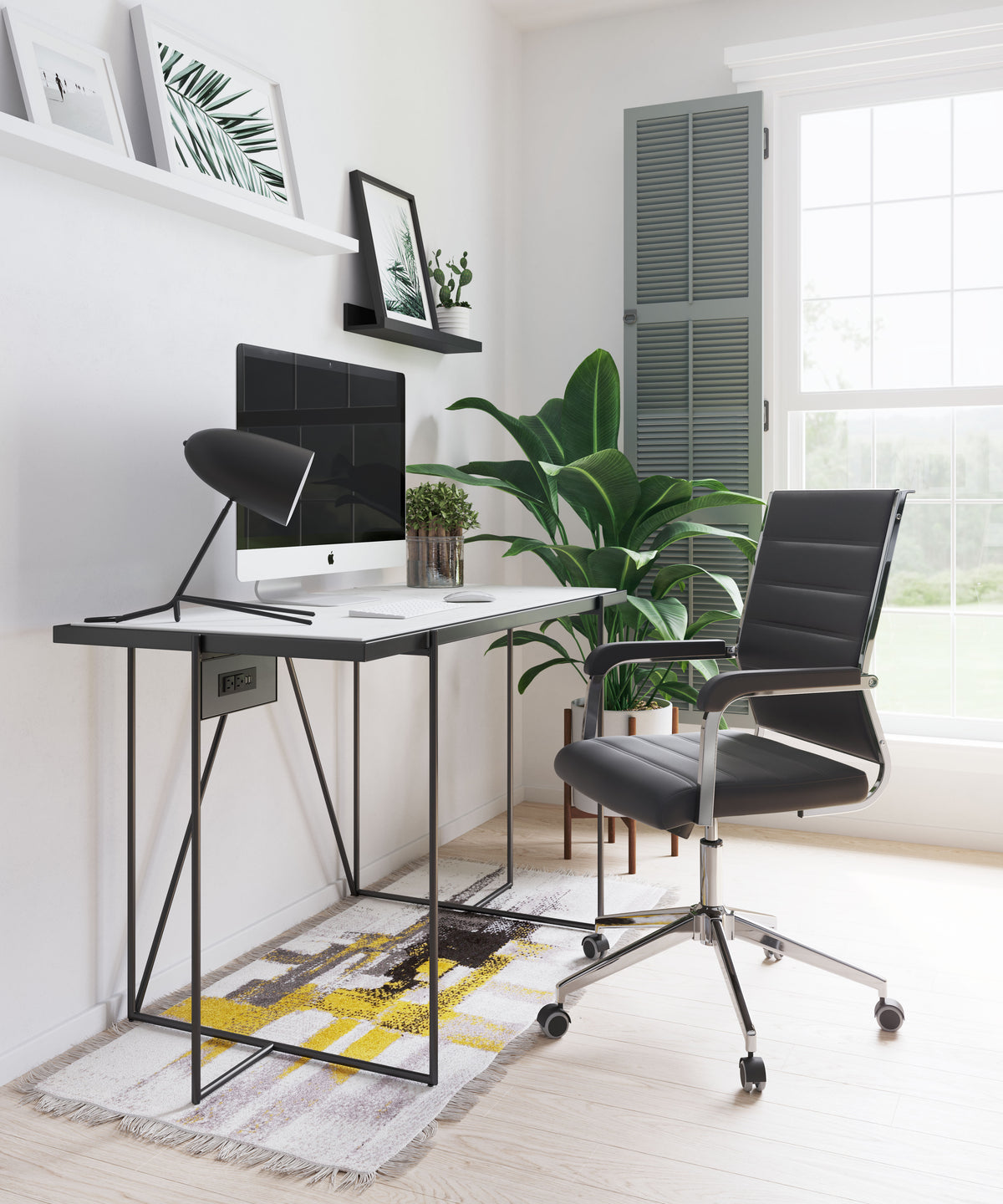 Liderato Black Office Chair