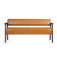 Belden Diamond-Quilted Faux Leather Bench