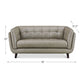 Solana MCM Tufted Top-Grain Leather Sofa Loveseat 70W (2 Color Options)