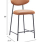 Rorun Brown Counter Stool (Set of 2)