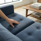Talmadge Velvet Sofa – 92" Classic American Sofa - Leslie Peacock - Fabric (6)