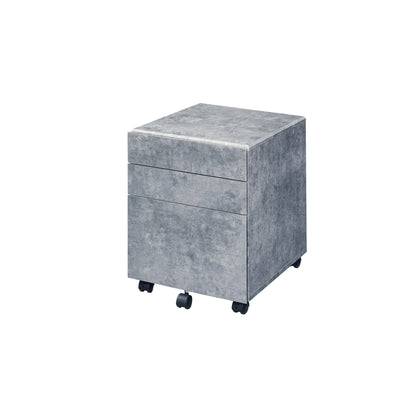 Jurgen Gray Metal File Cabinet