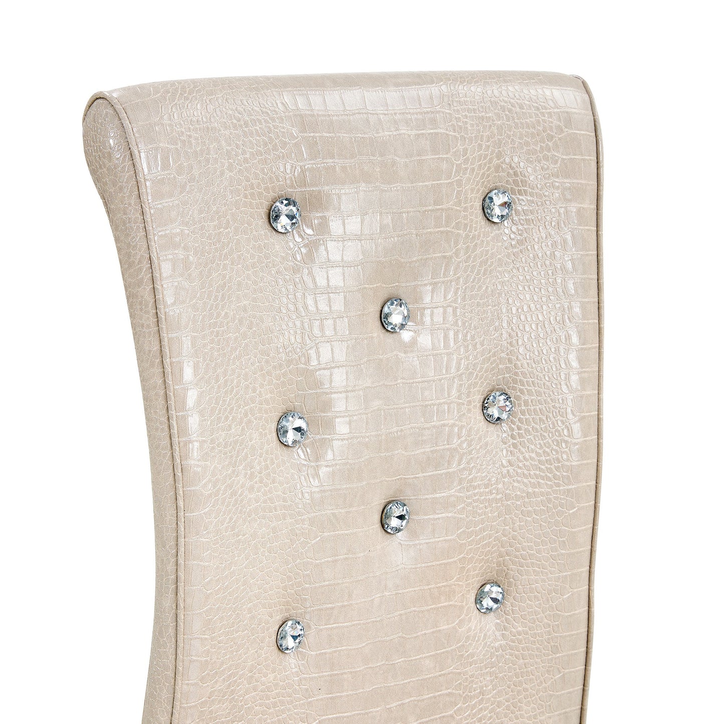 Kinsey Beige, Gold Legs, Set of 4