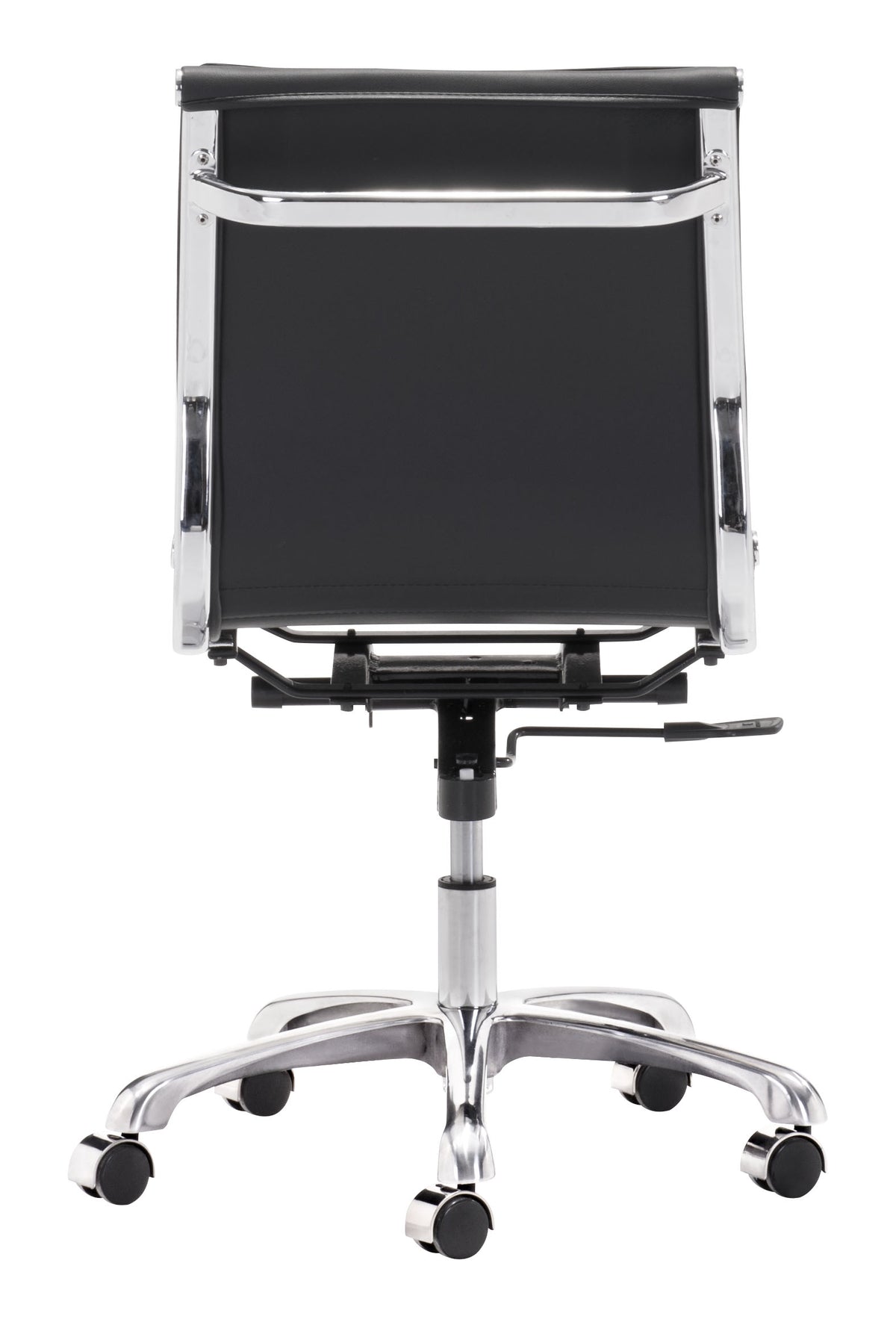 Lider Plus Armless Office Chair in Black