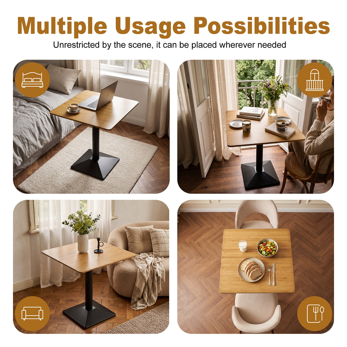 Crispin Bamboo Dining Table