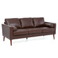 MCM Faux Leather Sofa 77'