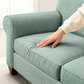Augusta Sofa – Made in USA, Custom Fabric Options, 83" Classic Design - Leslie Robins Egg - Fabric (11)