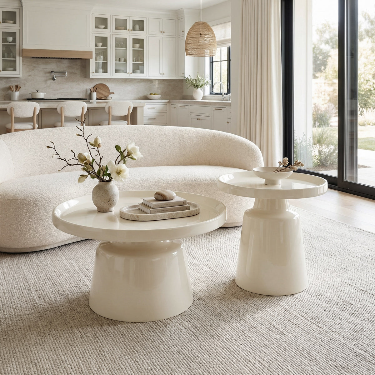 Beurre Ivory Coffee Table Set (2-Piece)