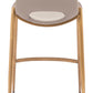 Desi Counter Stool (Set of 2) in Beige & Gold