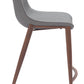 Magnus Counter Stool (Set of 2) in Slate Gray & Walnut