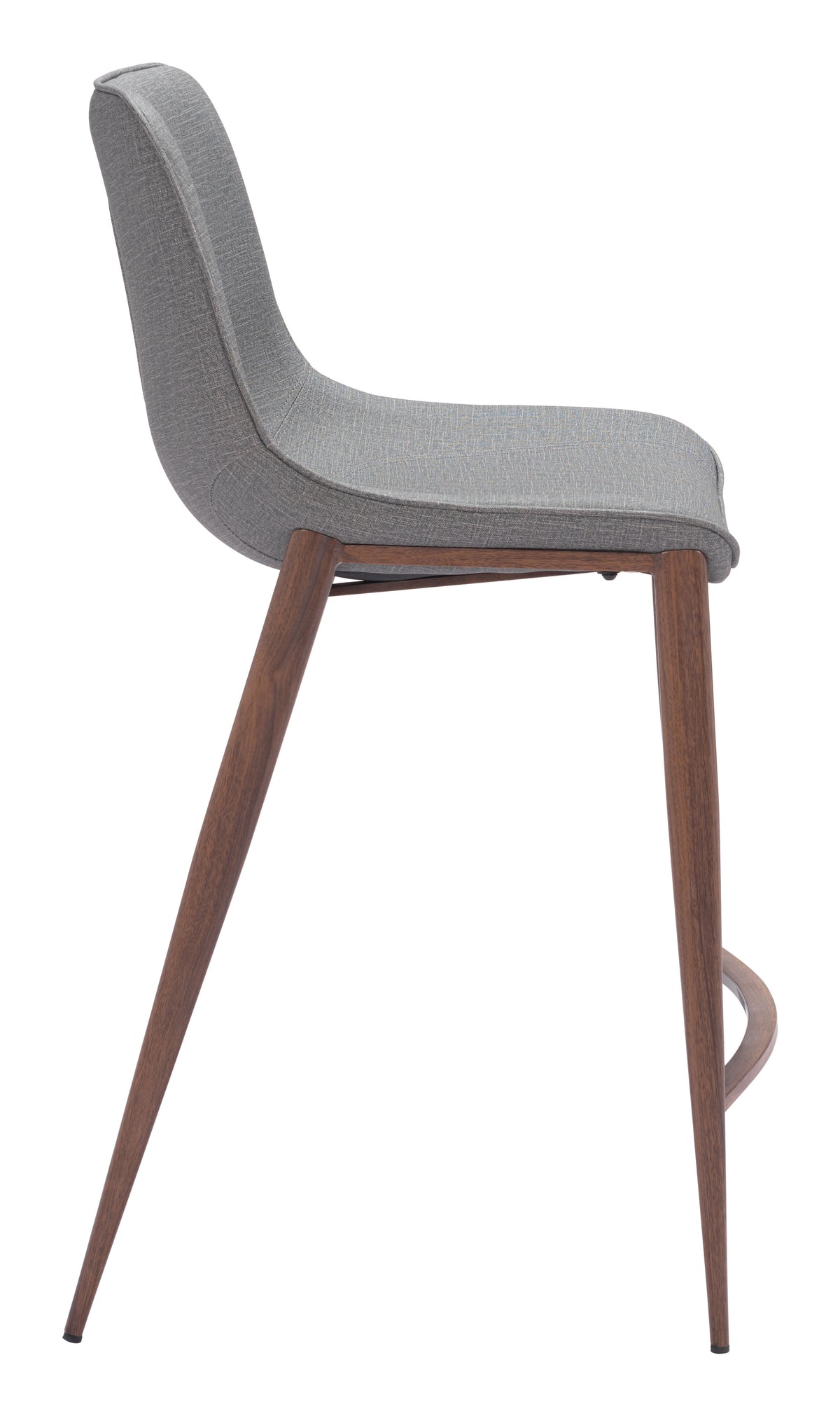 Magnus Counter Stool (Set of 2) in Slate Gray & Walnut