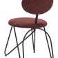 Novi Dining Chair (Set of 2) in Maroon Brown