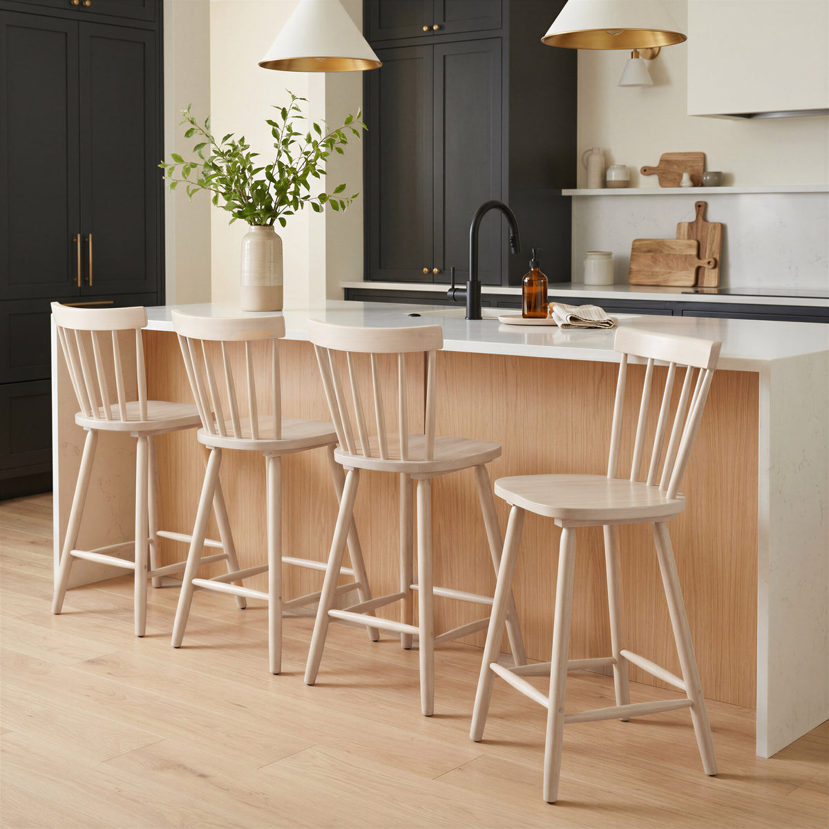 Tyce Counter Stool (Set of 2) in Natural