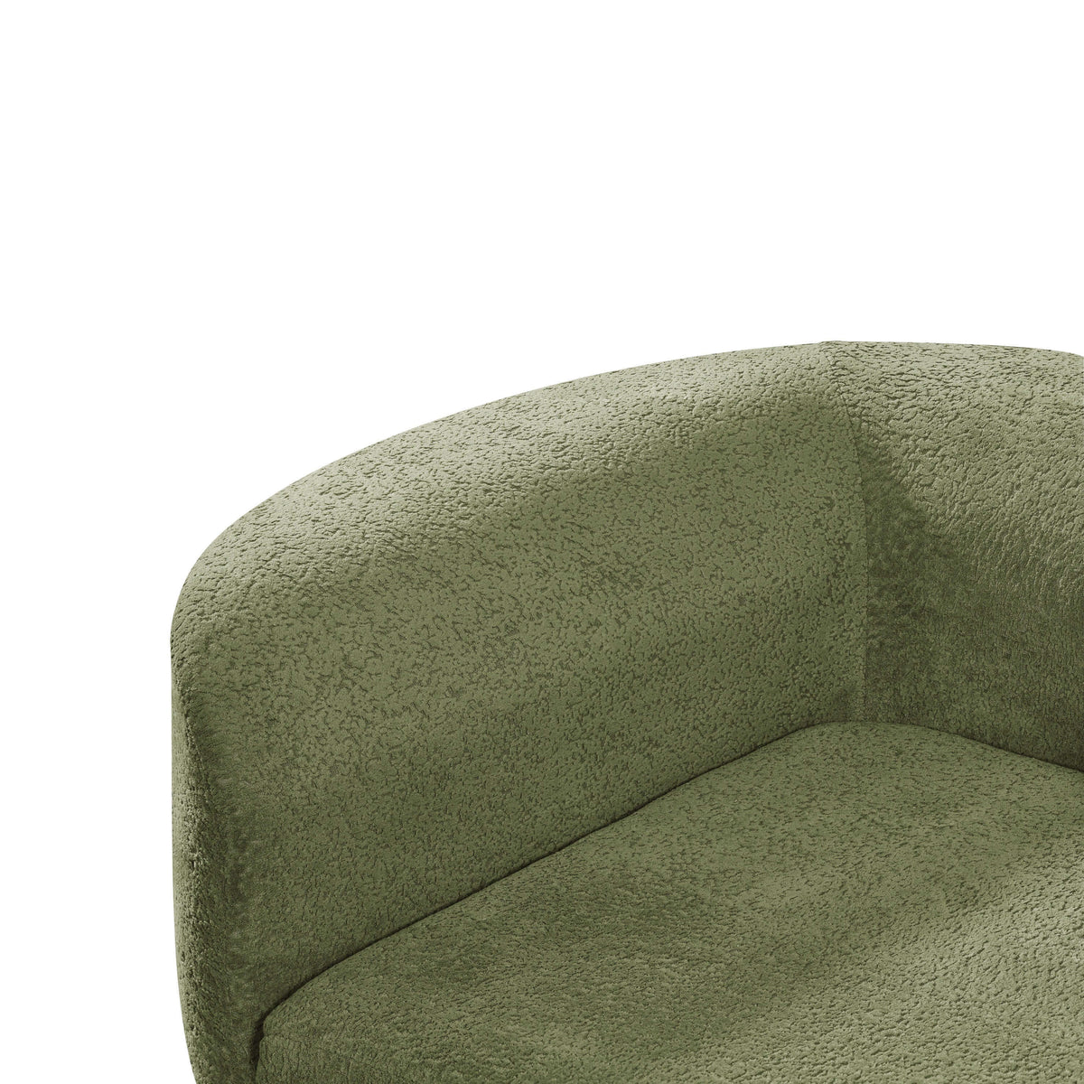 Modern Curved Foam Sofa 116" – close-up detail
