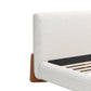 Baris Ivory Queen Bed