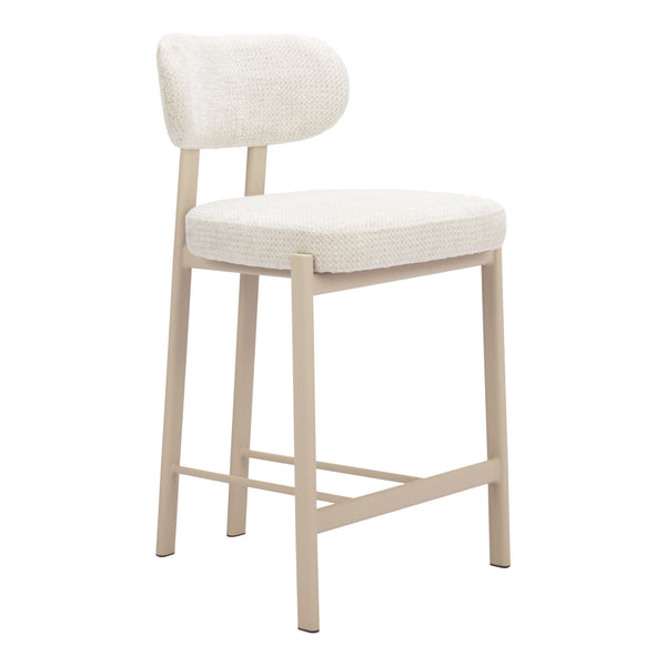 Aurea Light Gray Counter Stool (Set of 2)