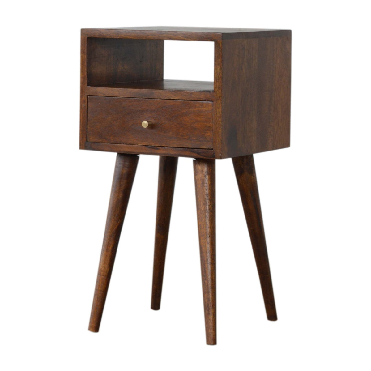 Beckett Chestnut Solid Wood Nightstand – 11.8" Nightstand – view 3
