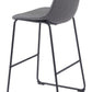 Smart Barstool (Set of 2) in Charcoal