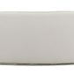 Sahara Beige Boucle Curved Modular Sectional Sofa (2 Sizes) back view close-up of the soft boucle upholstery.