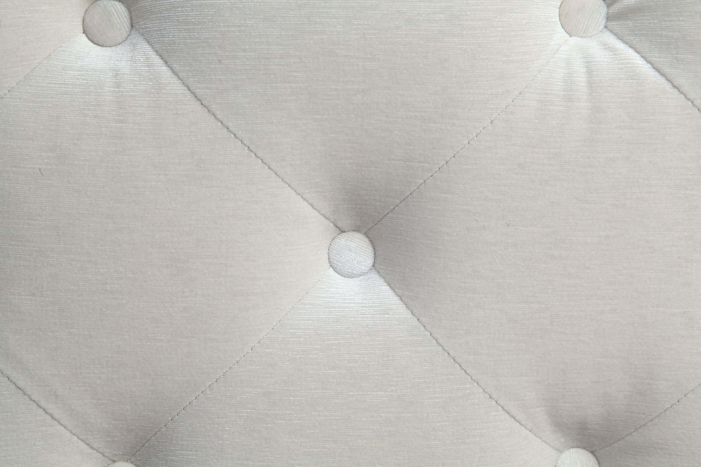 Close-up of the tufted fabric texture in the Atronia Beige Tufted Fabric Corner Sectional 133"L.
