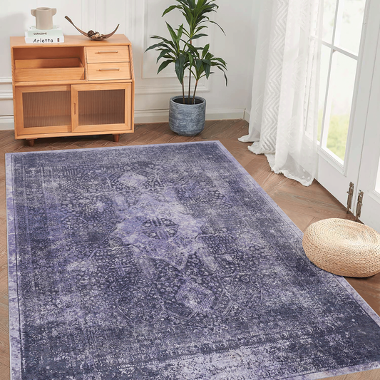 Bellamy Anthracite Polyester Area Rug
