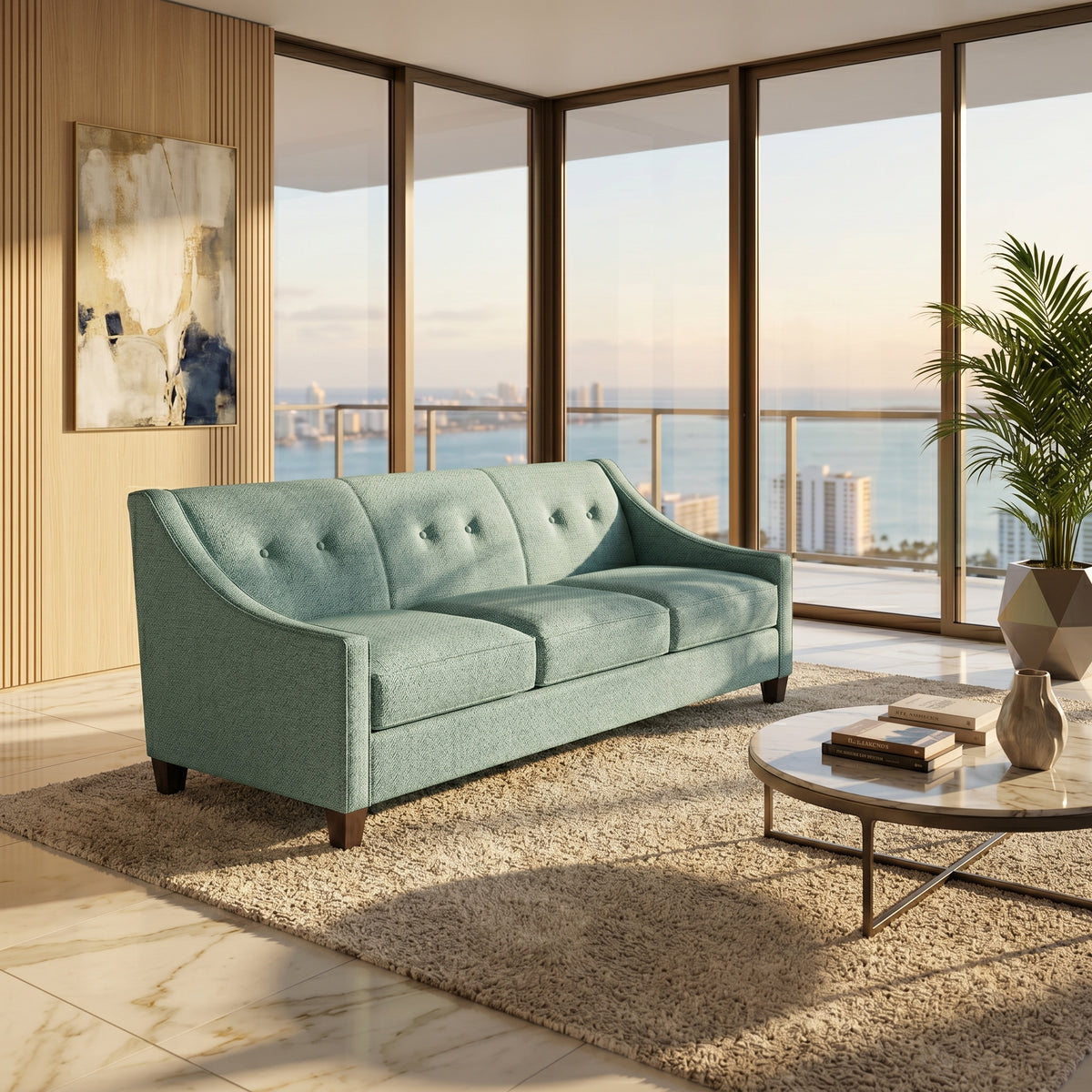 Berlin Classic Sofa – 87" American-Made 3-Seat Sofa – view 12
