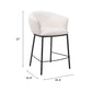 Essen Counter Stool in Ivory