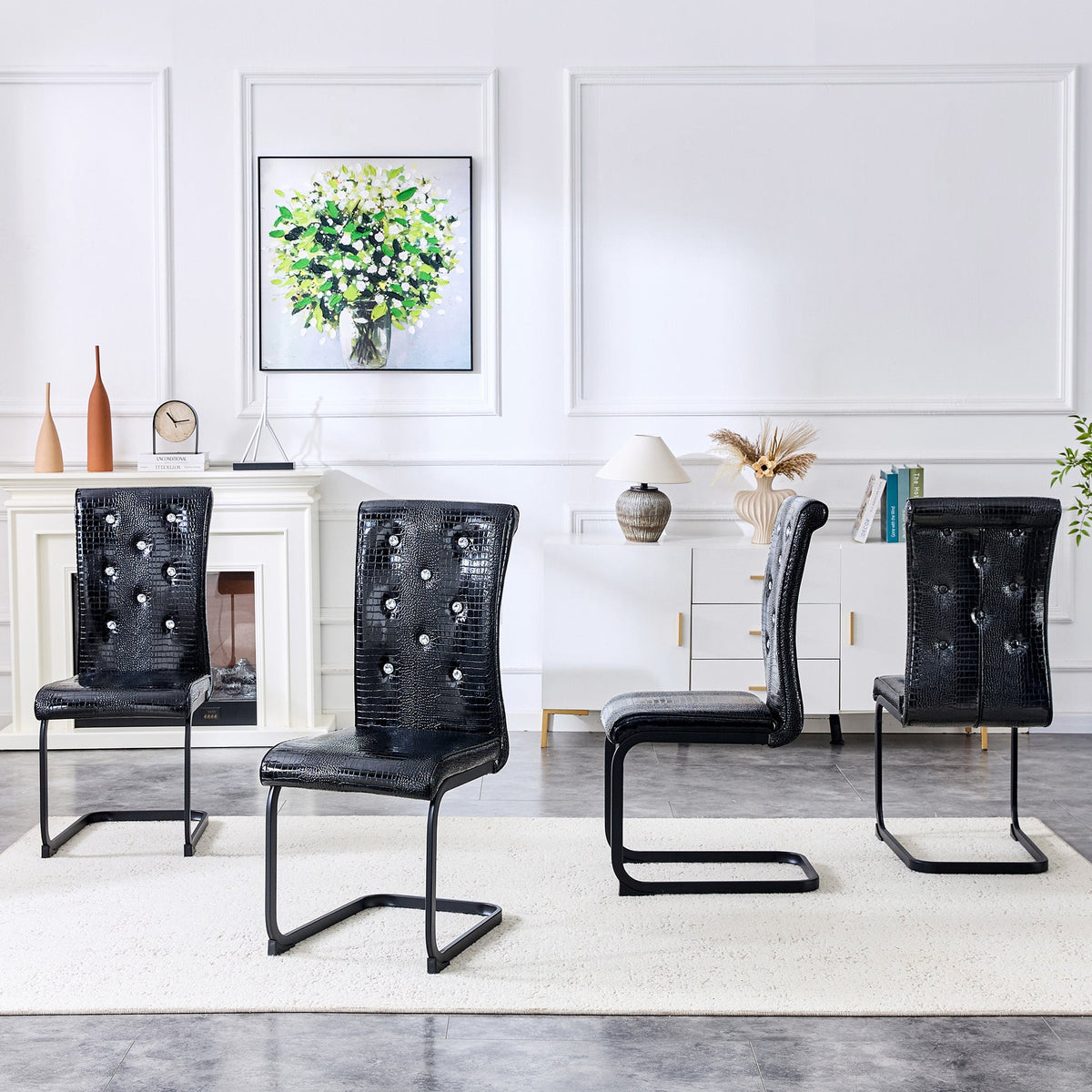 Kinsey Black, Black Legs, Set of 2