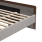 Somune Gray & Walnut King Bed