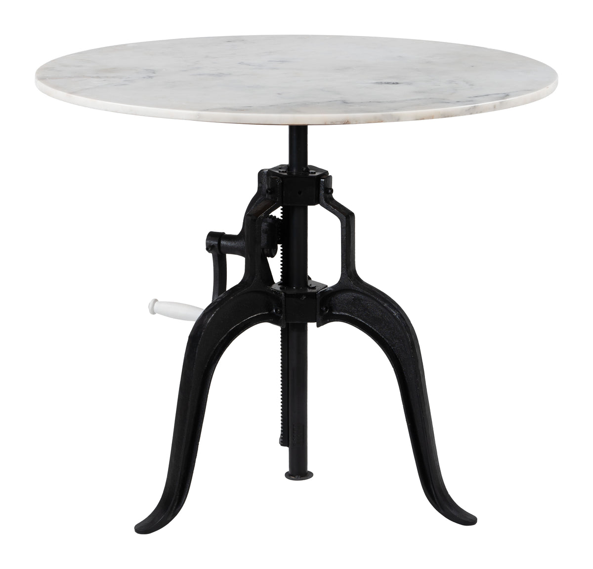 Mufid White & Black Bistro Table