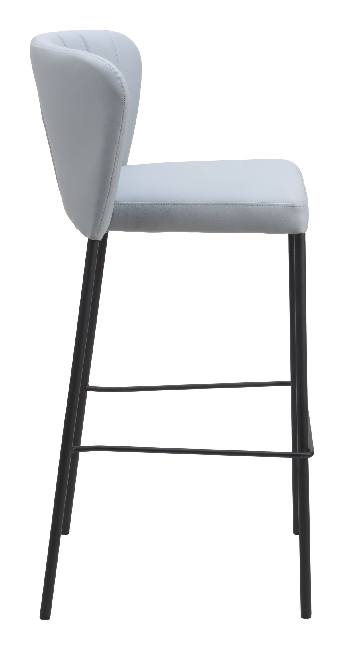 Linz Barstool (Set of 2) in Gray