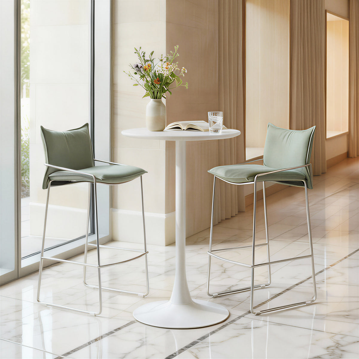 Pola Barstool in Green