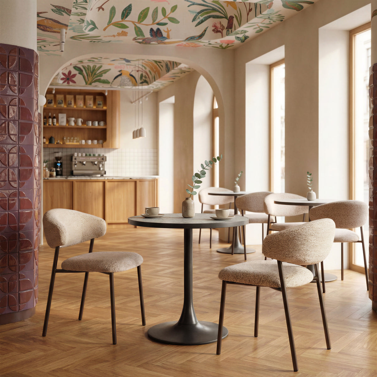 Seville Dining Chair (Set of 2) in Cloud Beige