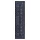 Black and gray rectangular area rug, featuring geometric patterns, perfect for modern interiors and high-traffic areas.