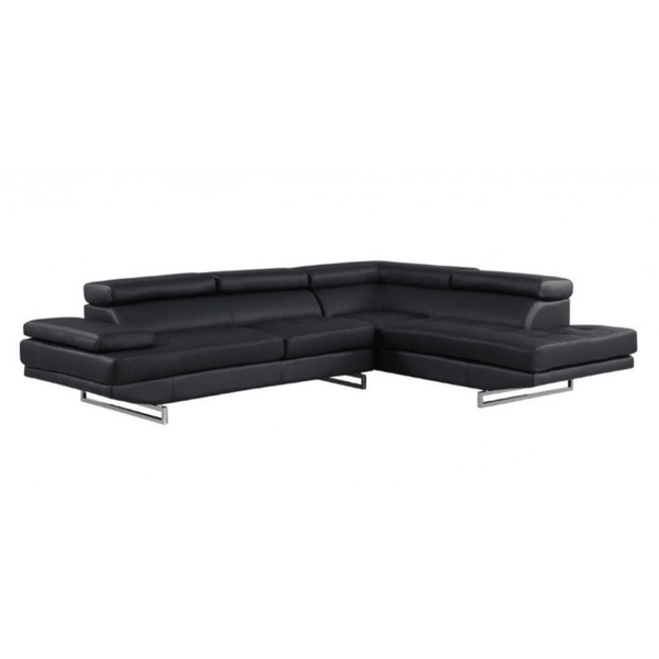 Leather L-Shaped Corner Sectional Sofa 124
