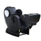 Pacari Black PU Leather Power 2D Massage Chair in reclined position showcasing sleek design and comfort features.