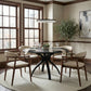 Goka Beige & Walnut Dining Chair
