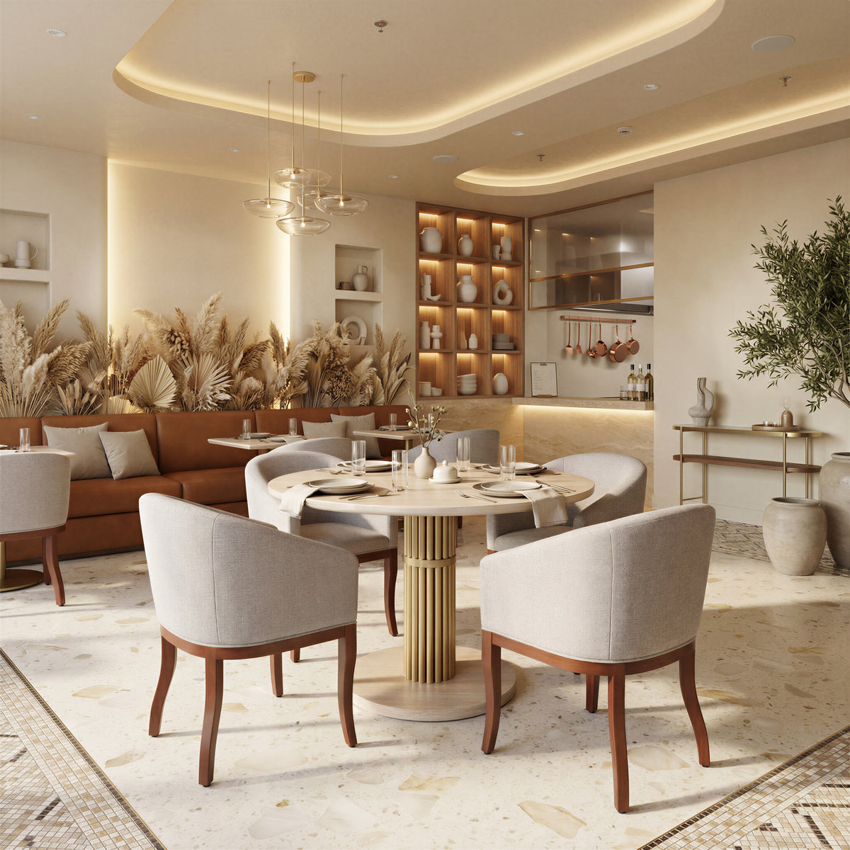 Serasa Gray Dining Chair