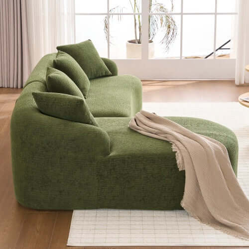 Boneless Modular Chenille Sectional Sofa