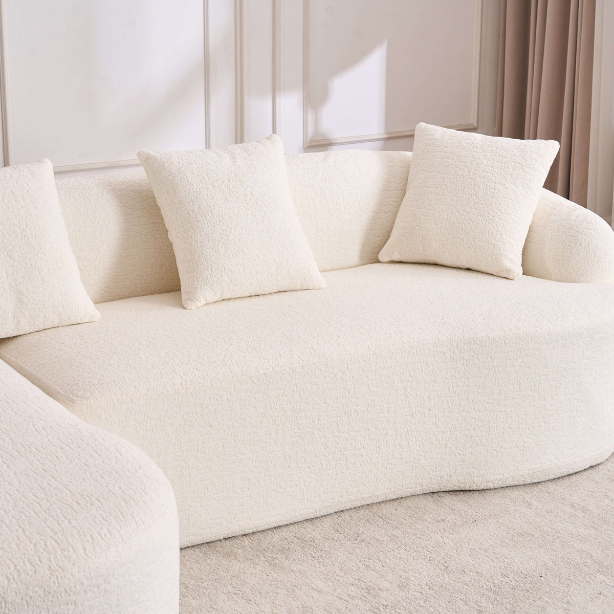 Boneless Modular Chenille Sectional Sofa