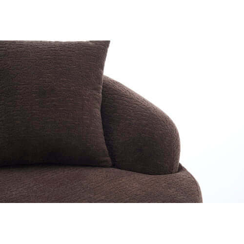 Boneless Modular Chenille Sectional Sofa – close-up detail