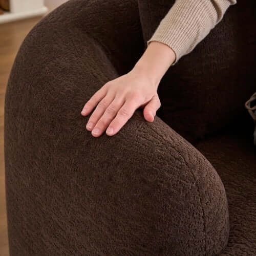 Boneless Modular Chenille Sectional Sofa – close-up detail