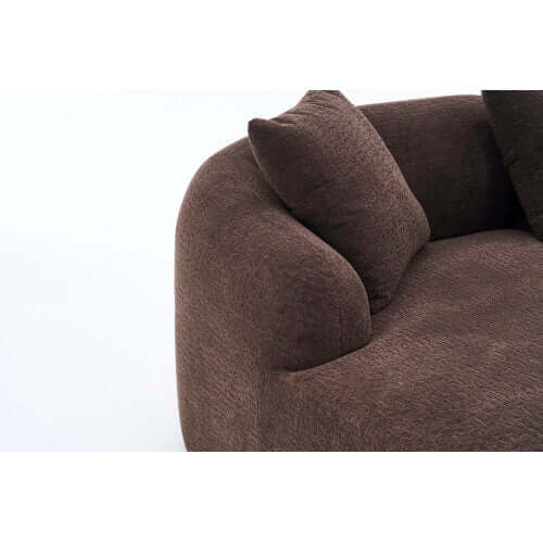 Boneless Modular Chenille Sectional Sofa – close-up detail