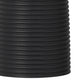 Boyd Black Ribbed Wood Accent Table – 13" Accent Table – view 4