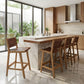 Feder Brown Counter Stool (Set of 2)