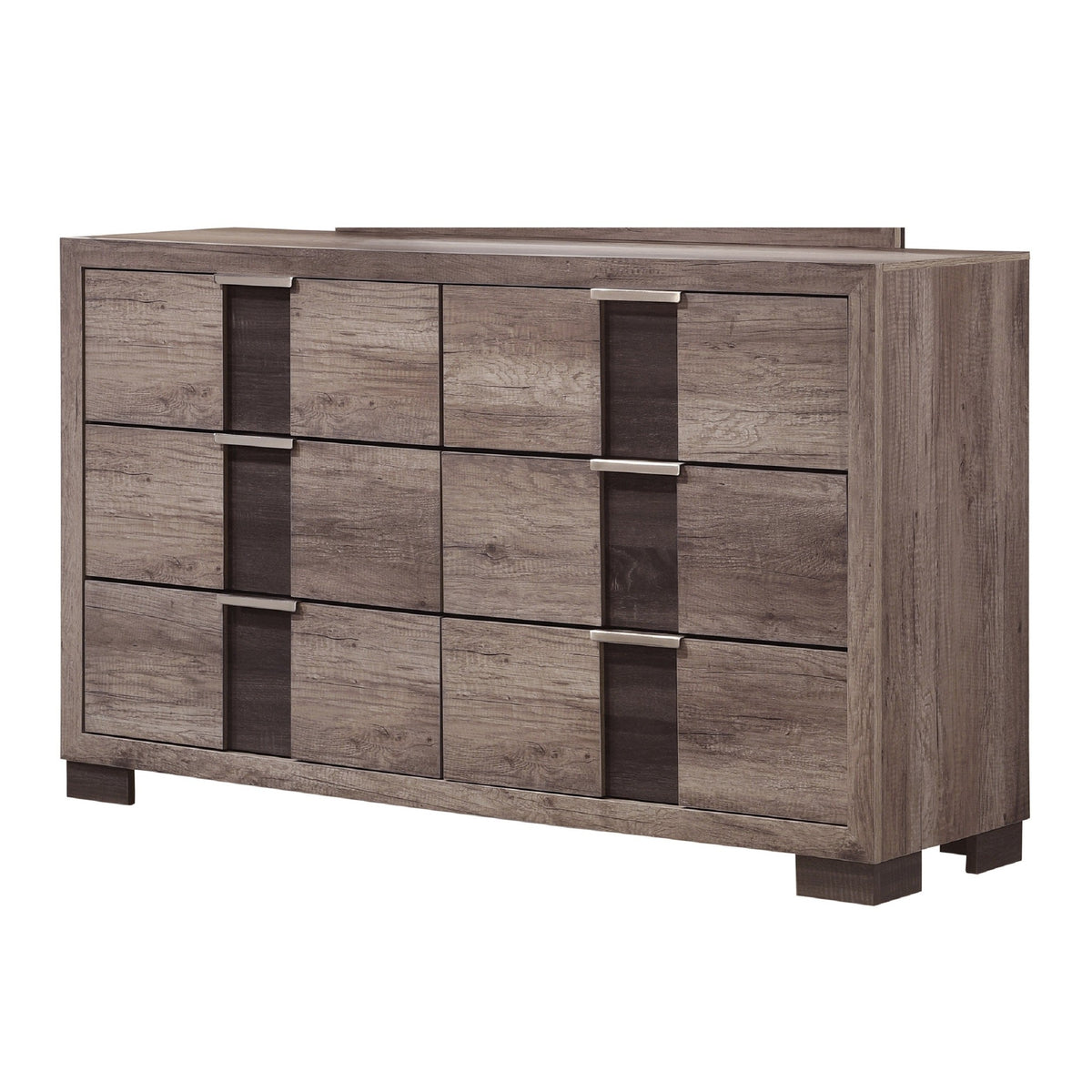 Bramwell Six-Drawer Dresser – 58" Contemporary Bedroom Dresser