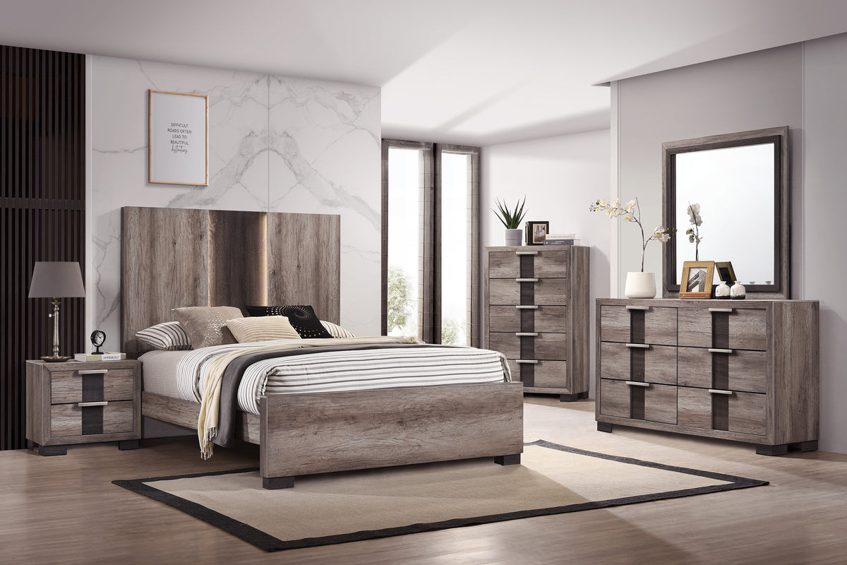 Bramwell Six-Drawer Dresser – 58" Contemporary Bedroom Dresser – view 2